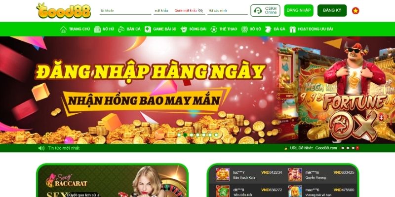 Cách truy cập Good88 để chơi Baccarat